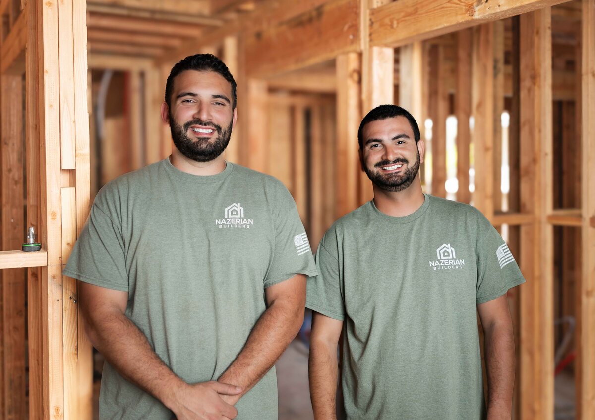 Alex and Michael Nazerian - Nazerian Builders family team